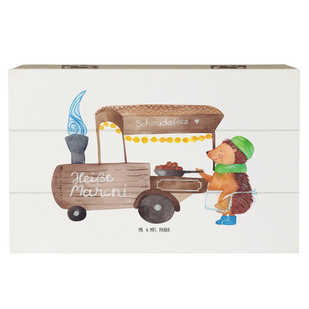 Holzkiste Igel Maronen Erinnerungskiste, Geschenkdose, Schatulle, Truhe, Kiste, Geschenkbox, Schatzkiste, Dekokiste, Erinnerungsbox, Holzkiste, XXL, Aufbewahrungsbox, Winter, Weihnachten, Weihnachtsdeko, Nikolaus, Advent, Heiligabend, Wintermotiv, Kastanien, Maronen, Weihnachtsmarkt, Duft