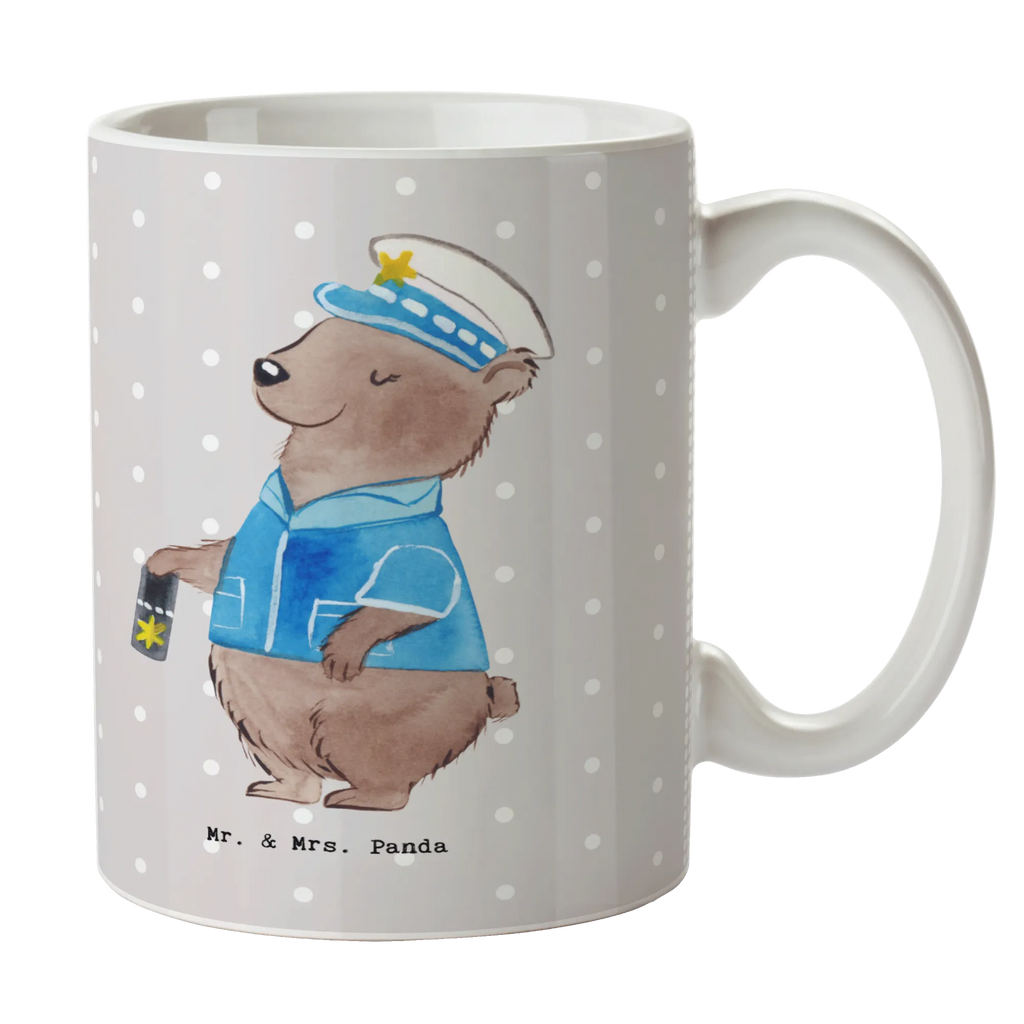 Kubek policjantka serce Tasse mit Motiven, Tasse, Teetasse, Keramiktasse, Kaffeetasse, Tasse mit Zitaten, Geschenktasse, Porzellantasse, Bürotasse, Beruf, Ausbildung, Jubiläum, Abschied, Rente, Kollege, Kollegin, Geschenk, Schenken, Arbeitskollege, Mitarbeiter, Firma, Danke, Dankeschön, Polizeibeamtin, Polizistin, Polizei, Studium, Wachfrau, Cop