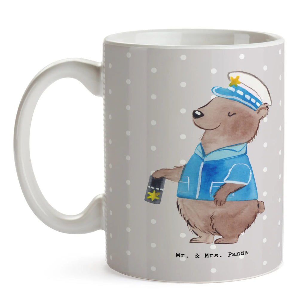 Kubek policjantka serce Tasse mit Motiven, Tasse, Teetasse, Keramiktasse, Kaffeetasse, Tasse mit Zitaten, Geschenktasse, Porzellantasse, Bürotasse, Beruf, Ausbildung, Jubiläum, Abschied, Rente, Kollege, Kollegin, Geschenk, Schenken, Arbeitskollege, Mitarbeiter, Firma, Danke, Dankeschön, Polizeibeamtin, Polizistin, Polizei, Studium, Wachfrau, Cop