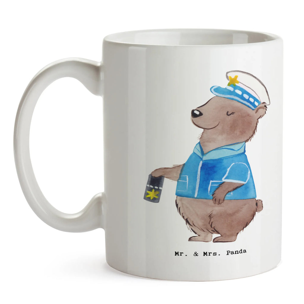 Kubek policjantka serce Tasse mit Motiven, Tasse, Teetasse, Keramiktasse, Kaffeetasse, Tasse mit Zitaten, Geschenktasse, Porzellantasse, Bürotasse, Beruf, Ausbildung, Jubiläum, Abschied, Rente, Kollege, Kollegin, Geschenk, Schenken, Arbeitskollege, Mitarbeiter, Firma, Danke, Dankeschön, Polizeibeamtin, Polizistin, Polizei, Studium, Wachfrau, Cop
