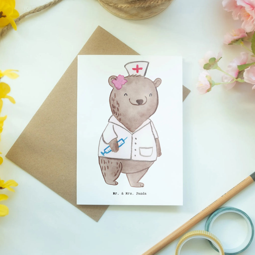 Greetings card Medical Assistant heart Glückwunschkarte, Grußkarte, Hochzeitskarte, Einladungskarte, Geburtstagskarte, Karte, Ansichtskarten, Klappkarte, Beruf, Ausbildung, Jubiläum, Abschied, Rente, Kollege, Kollegin, Geschenk, Schenken, Arbeitskollege, Mitarbeiter, Firma, Danke, Dankeschön, Medizinische Fachangestellte, Sprechstundenhilfe, Arzthelferin