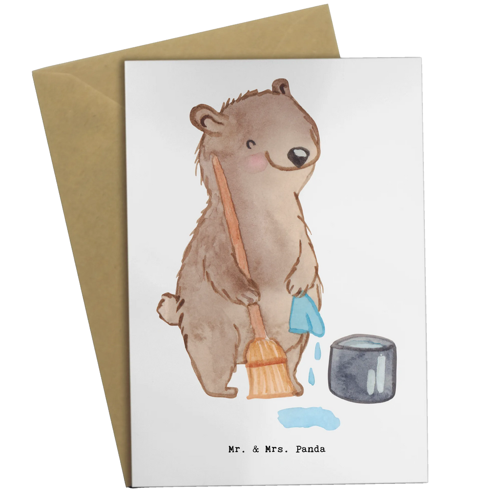 Kartka okolicznościowa sprzątaczka Serce Zawód, Wykształcenie, Jubileusz, Pożegnanie, Emerytura, Kolega, Koleżanka, Prezent, Dawać, Pracownik, Współpracownik, Firma, Dziękuję, Dziękuję bardzo