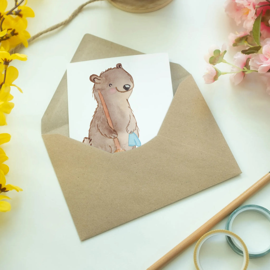 Kartka okolicznościowa sprzątaczka Serce Zawód, Wykształcenie, Jubileusz, Pożegnanie, Emerytura, Kolega, Koleżanka, Prezent, Dawać, Pracownik, Współpracownik, Firma, Dziękuję, Dziękuję bardzo