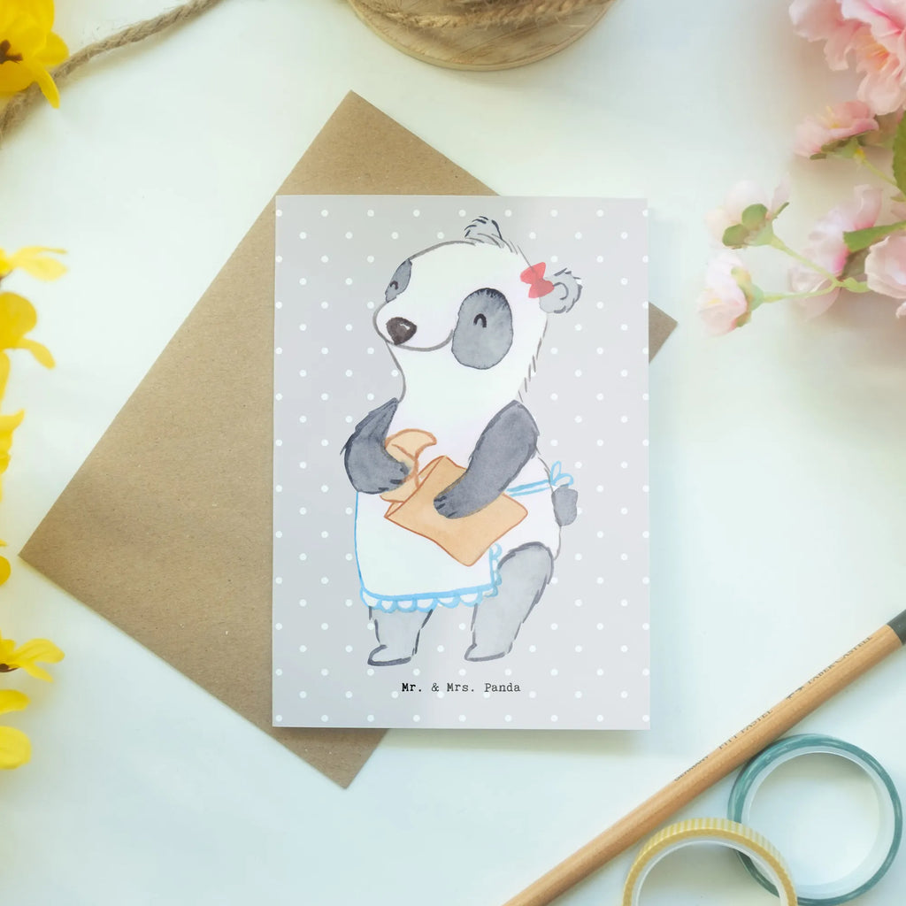 Greetings card baker Heart Klappkarte, Glückwunschkarte, Einladungskarte, Hochzeitskarte, Ansichtskarten, Geburtstagskarte, Grußkarte, Karte, Beruf, Ausbildung, Jubiläum, Abschied, Rente, Kollege, Kollegin, Geschenk, Schenken, Arbeitskollege, Mitarbeiter, Firma, Danke, Dankeschön, Konditorin, Bäckerei, Brotbäckerin, Backstube, Bäckerladen, Bäckerin, Brotmanufaktur