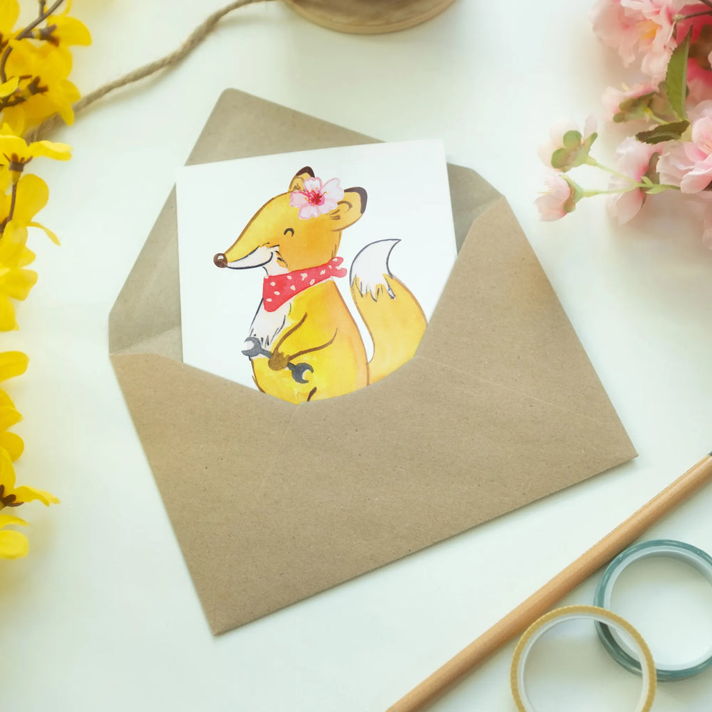 Greetings card Automotive Mechatronics Technician Heart Klappkarte, Einladungskarte, Glückwunschkarte, Grußkarte, Hochzeitskarte, Karte, Geburtstagskarte, Ansichtskarten, Beruf, Ausbildung, Jubiläum, Abschied, Rente, Kollege, Kollegin, Geschenk, Schenken, Arbeitskollege, Mitarbeiter, Firma, Danke, Dankeschön, Kfz-Mechatronikerin, Kraftfahrzeugmechanikerin, Meisterin, Gesellenprüfung