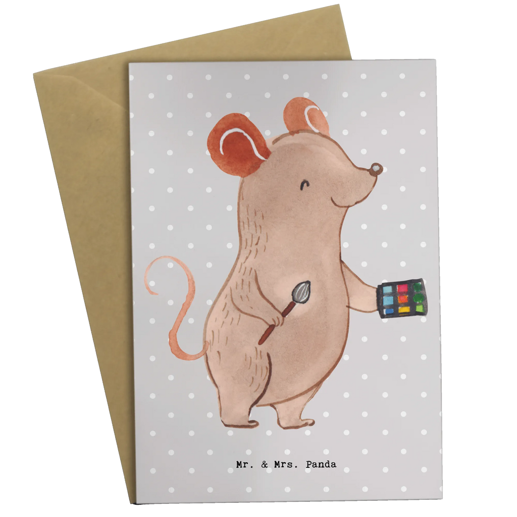 Greetings card Makeup Artist Heart birthday card, invitation card, folding card, greeting card, wedding card, gift, gift idea, best, farewell gift, passing exam, anniversary, retirement, promotion, job start, sayings, funny, profession