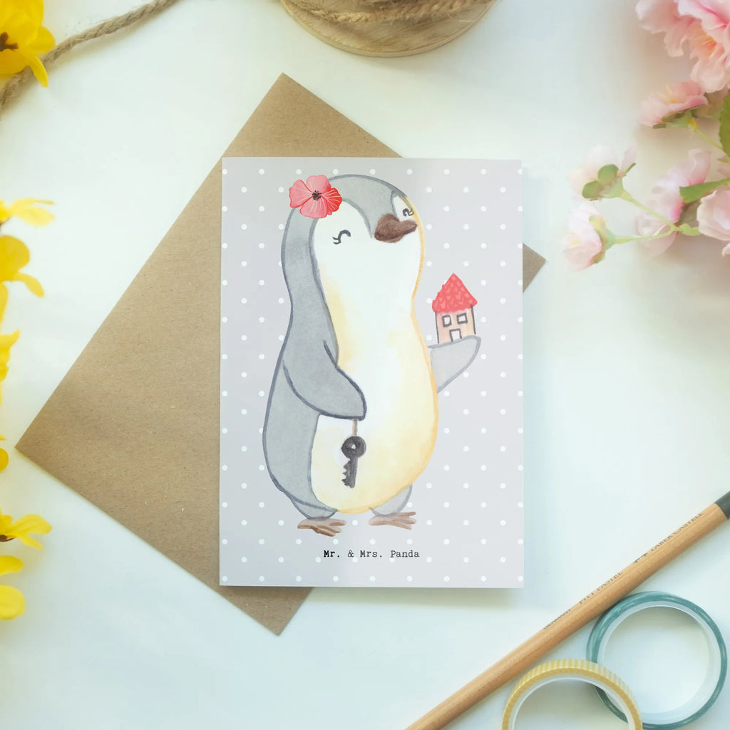 Greetings card Real Estate Agent heart greeting card, invitation card, birthday card, wedding card, folding card, gift, gift idea, best, farewell gift, passing exam, anniversary, retirement, promotion, job start, sayings, funny, profession