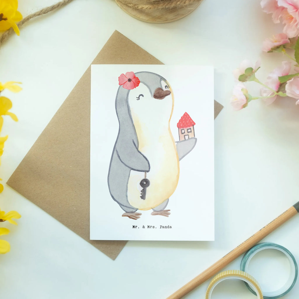 Greetings card Real Estate Agent heart greeting card, invitation card, birthday card, wedding card, folding card, gift, gift idea, best, farewell gift, passing exam, anniversary, retirement, promotion, job start, sayings, funny, profession