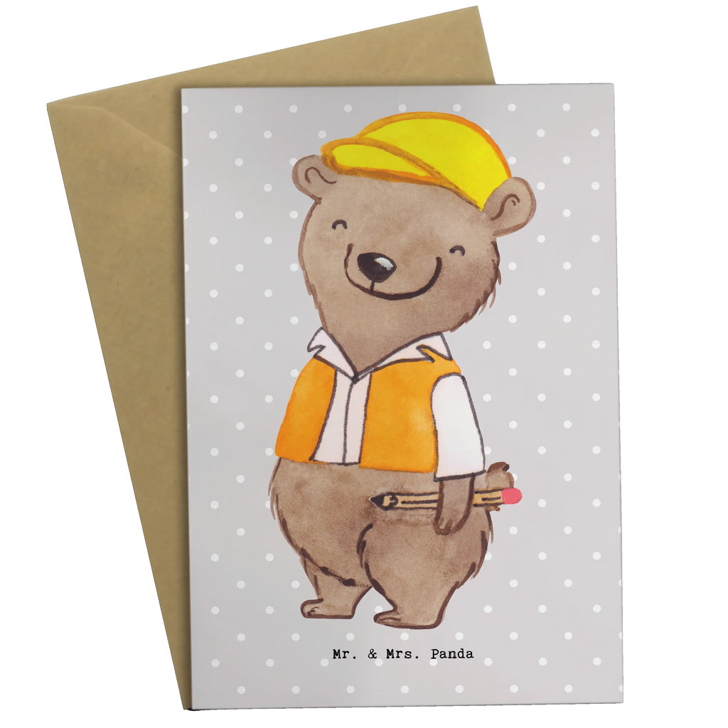 Greetings card civil engineer Heart invitation card, birthday card, folding card, greeting card, wedding card, gift, gift idea, best, farewell gift, passing exam, anniversary, retirement, promotion, job start, sayings, funny, profession