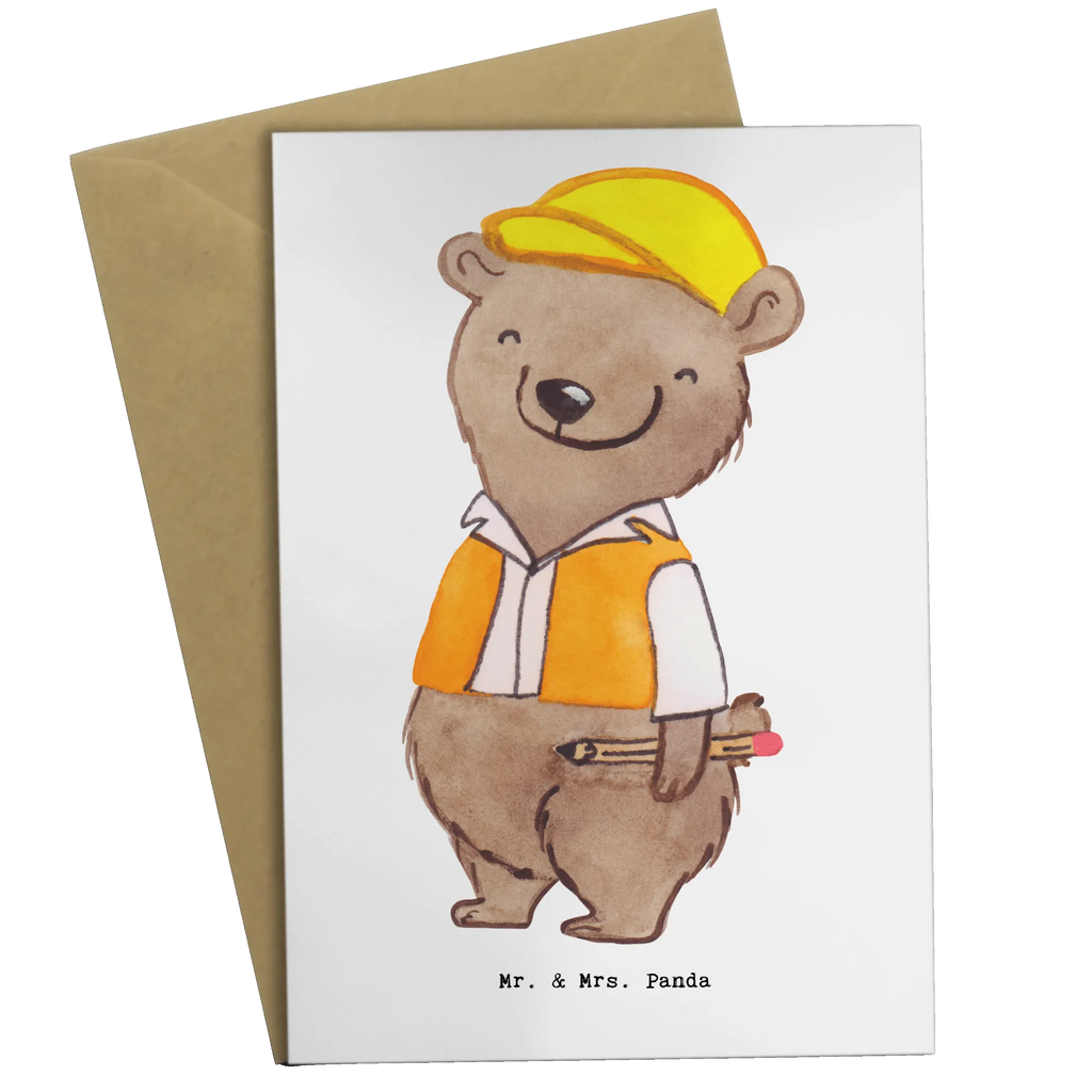 Greetings card civil engineer Heart invitation card, birthday card, folding card, greeting card, wedding card, gift, gift idea, best, farewell gift, passing exam, anniversary, retirement, promotion, job start, sayings, funny, profession