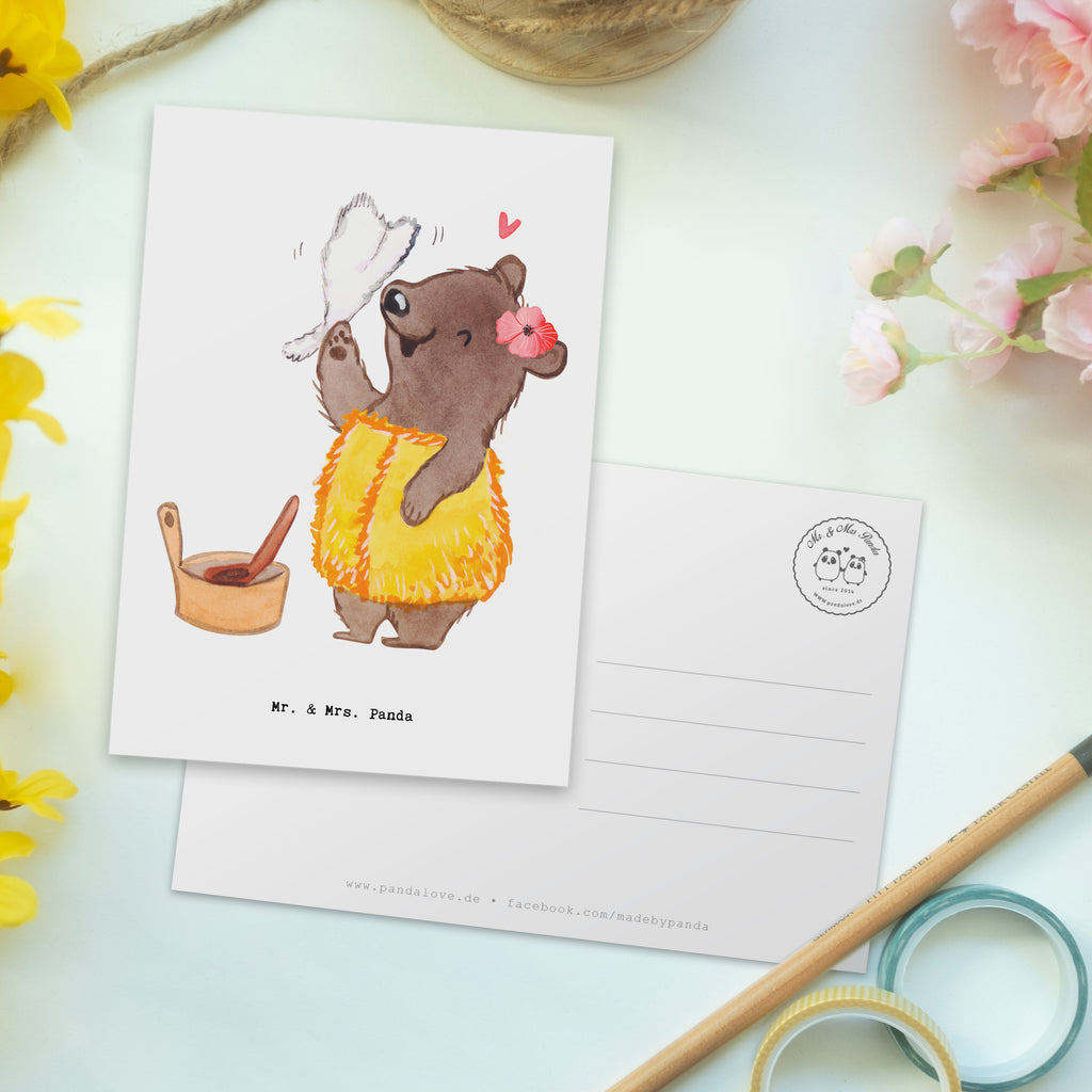 Postcard Sauna Mistress Heart Ansichtskarte, Ansichtskarten, Kunstkarten, Postkarte, Fotokarte, bildkarte, Designkarte, Grußkarte, spruchkarte, einzelkarte, Motivkarte, kunstkarte, Postkarten, Abschied, Jubiläum, Rente, Kollege, Geschenk, Kollegin, Arbeitskollege, Mitarbeiter, Firma, Danke, Dankeschön, Schenken, Beruf, Ausbildung