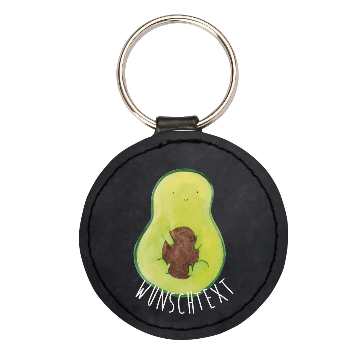 Personalised key ring avocado core avocado, vegetables, saying life, avocado seed, seed, plant