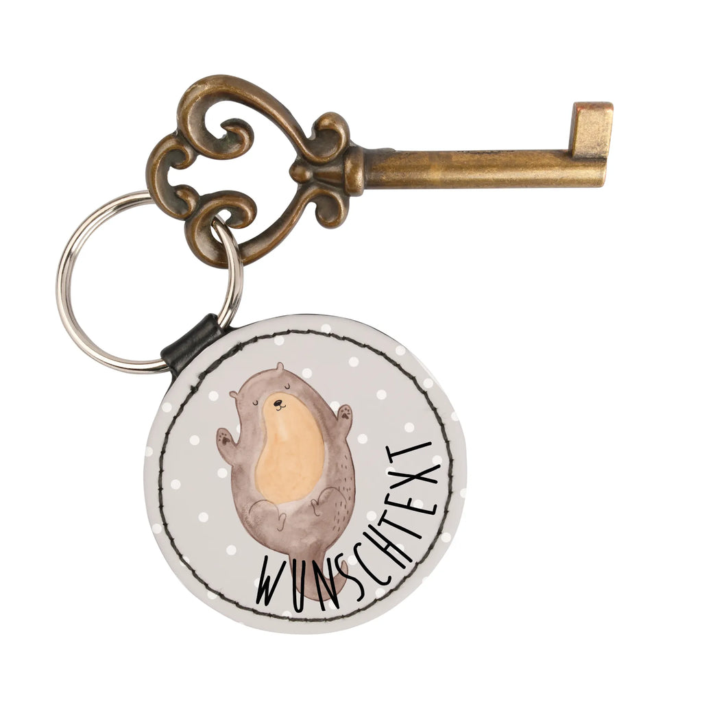 Personalised key ring otter Embrace otter, marten, sea otter, European otter, water mammal, aquatic animal, baby otter, predator, water, otter gifts, animal lover, gift ideas for animal lovers, animal, mammal, water animal, gifts for people in love, Otter Sea Otter Lake Otter