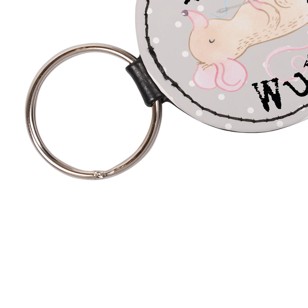 Personalised key ring Mouse Sew Gift, sport, hobby, giving, thank you, award, profit, athlete, sewing machine, DIY, creative hobby, Sewing, sewing class