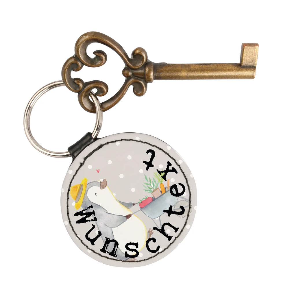 Personalised key ring penguin gardening Gift, sport, hobby, giving, thank you, award, profit, athlete, gardening, Gardening, urban gardening, garden maintenance