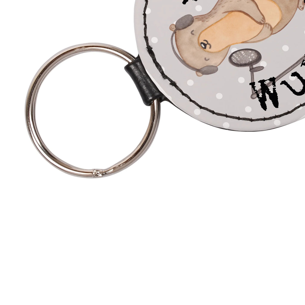 Personalised key ring otter Record Podcast Gift, sport, hobby, giving, thank you, award, profit, athlete, Record podcast, podcaster, produce podcast