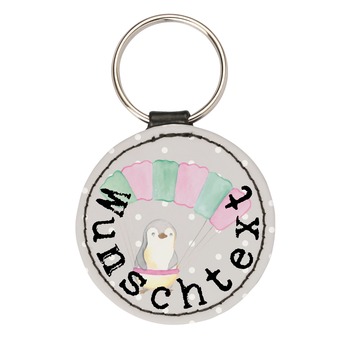 Personalizowany brelok do kluczy Pingwin skoki spadochronowe Prezent, Sport, Dyscyplina sportowa, Hobby, Darować, Dziękuję, Dzięki, Wyróżnienie, Wygrana, Sportowiec