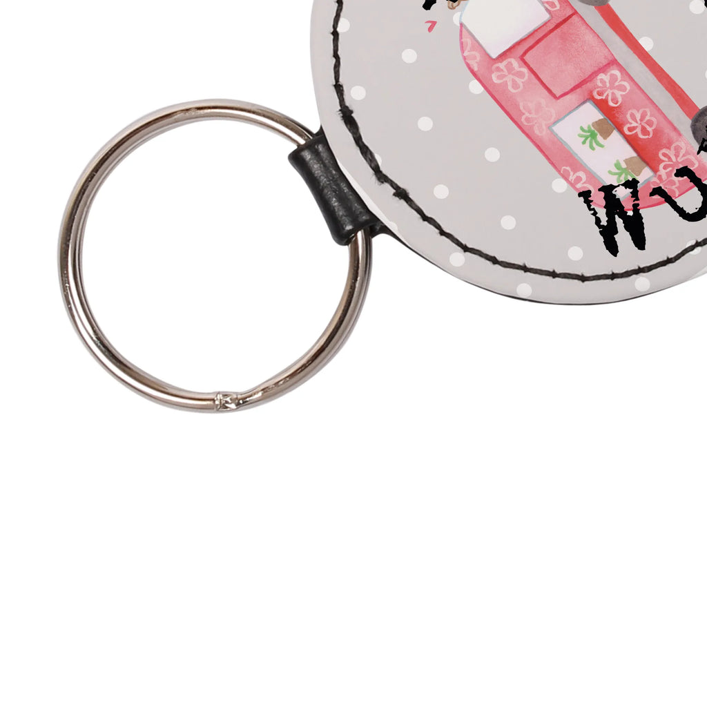 Personalised key ring bear camper Gift, sport, hobby, giving, thank you, award, profit, athlete, Vacation, Road Trip, Camper, RV, Campground, Camping