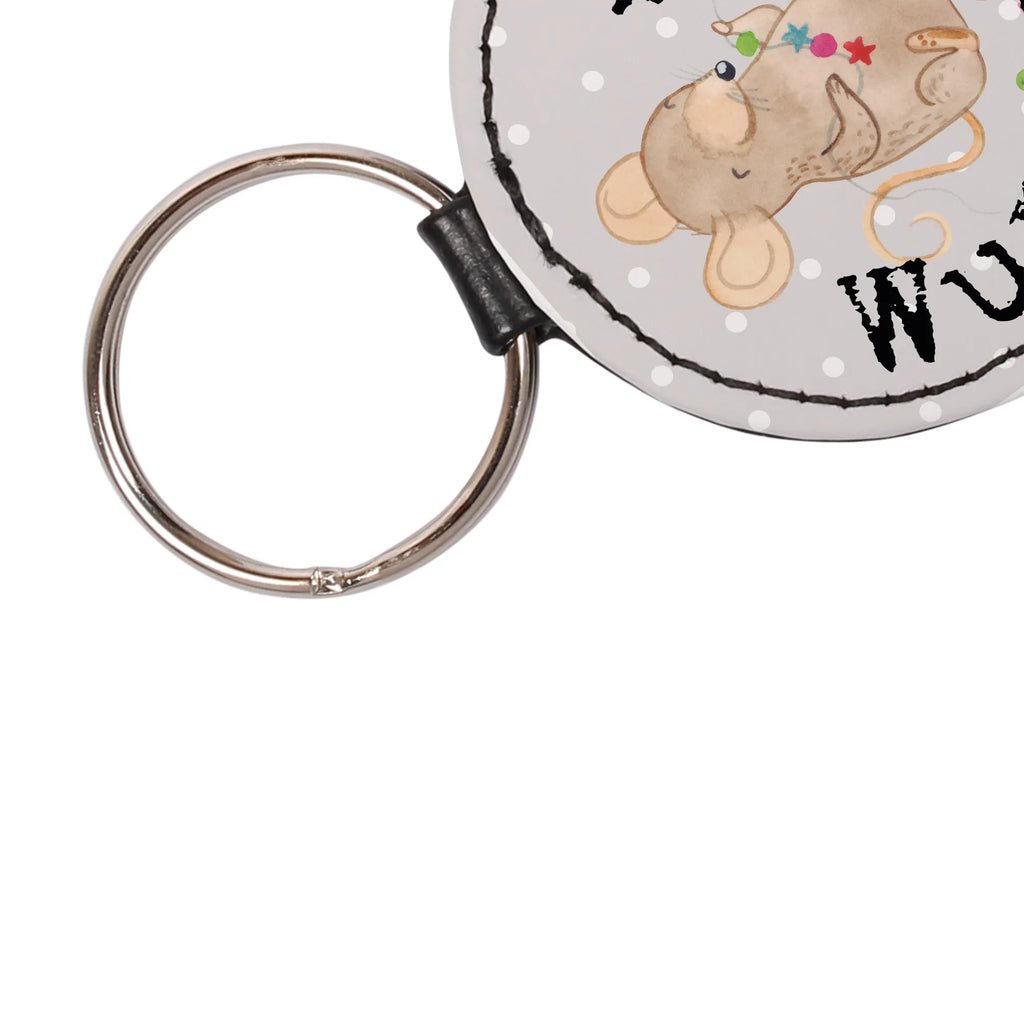 Personalised key ring Mouse make jewelry yourself Gift, sport, hobby, giving, thank you, award, profit, athlete, DIY, Make jewelry yourself, make jewelry