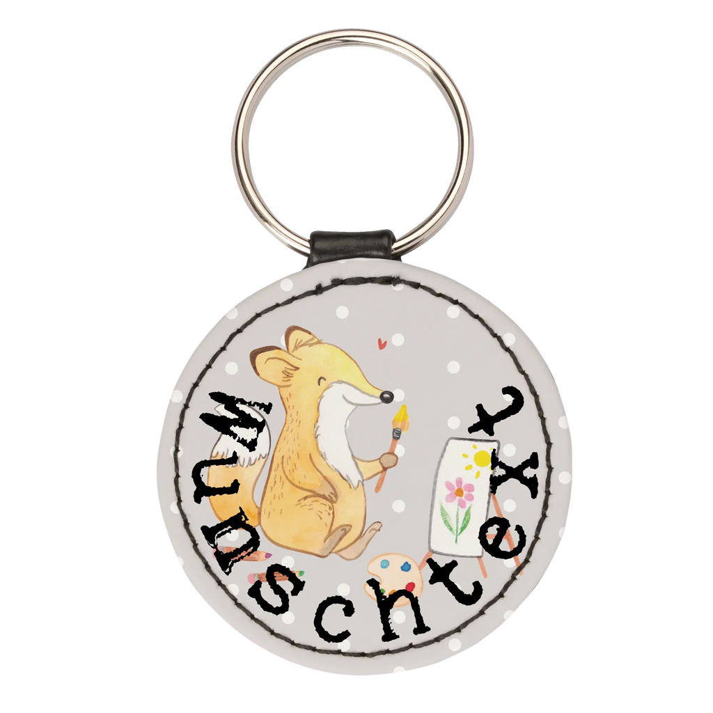 Personalised key ring Fox To paint Gift, sport, hobby, giving, thank you, award, profit, athlete, drawing, hobby artist, Painting, artist