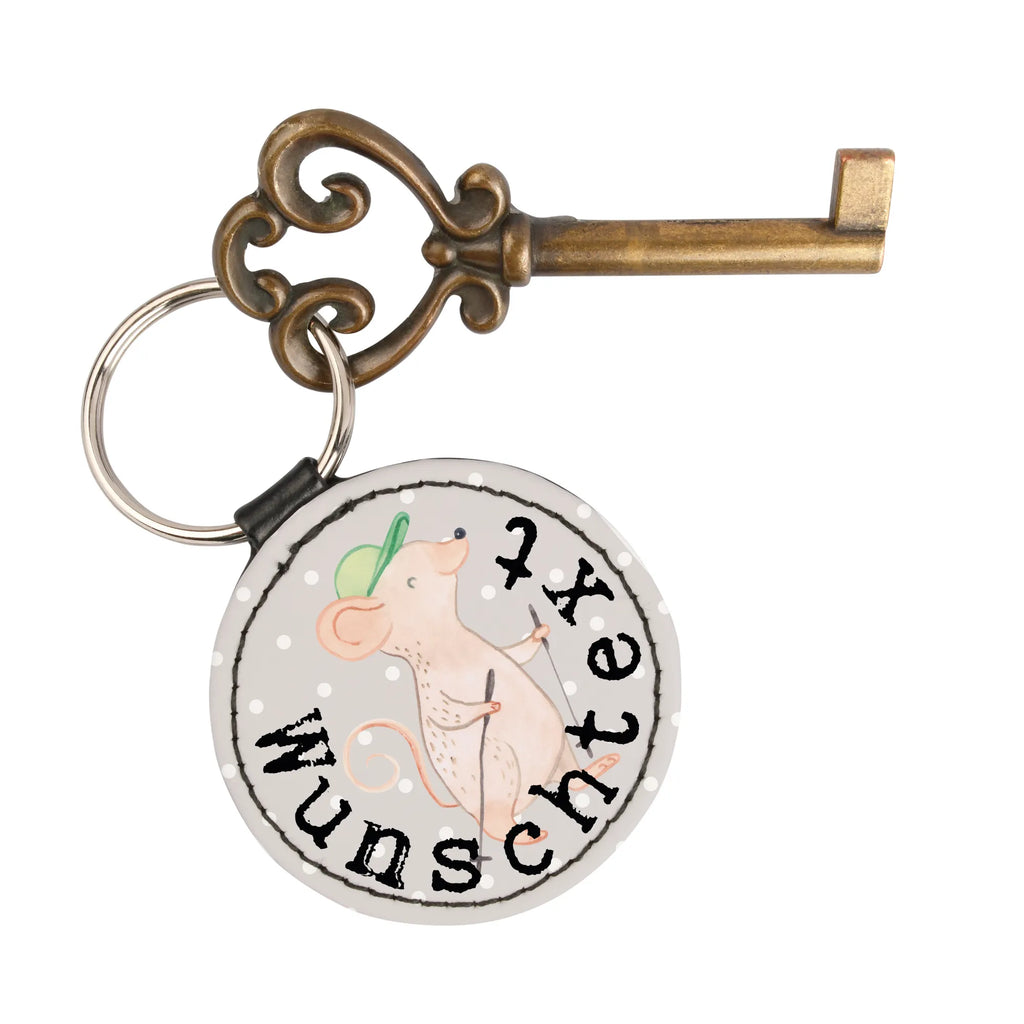 Personalised key ring Mouse walking Gift, sport, hobby, giving, thank you, award, profit, athlete, walking, brisk walking, strolling, Walking