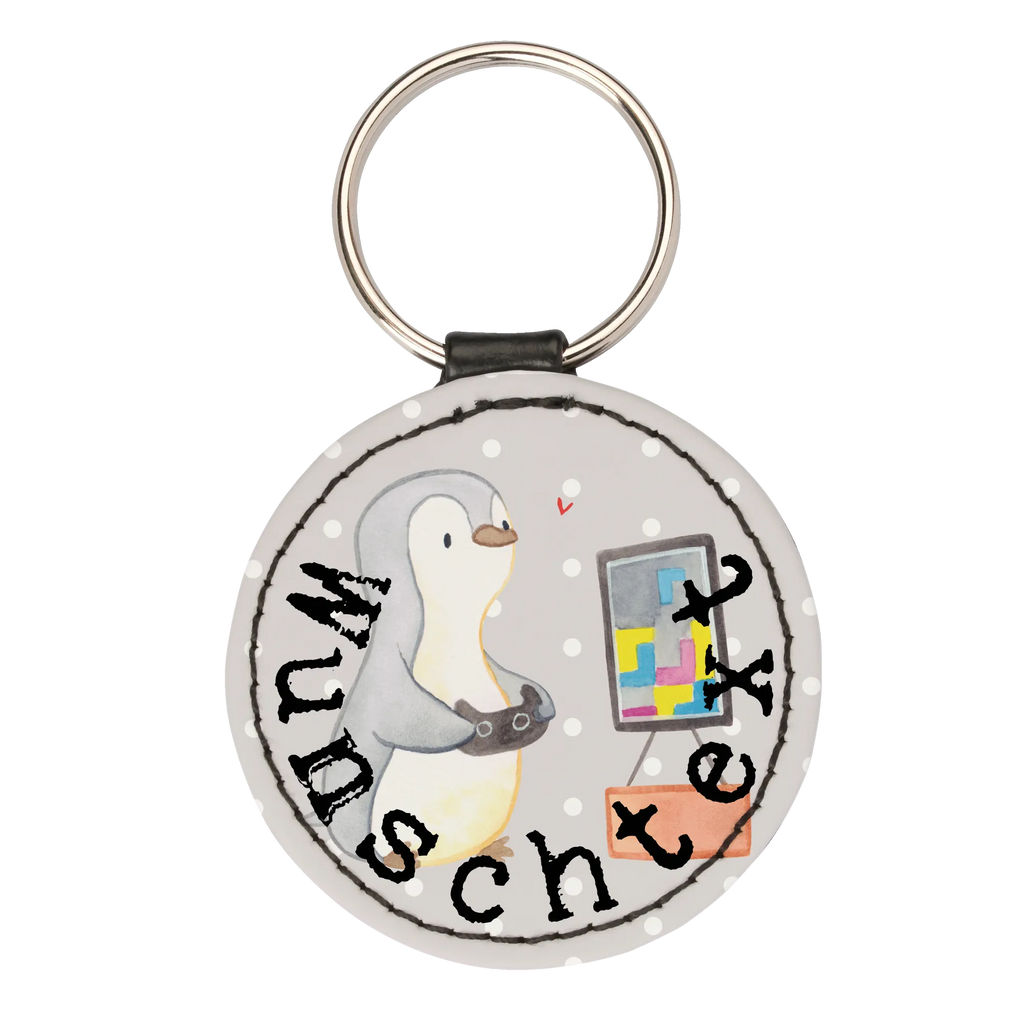 Personalised key ring penguin Gamble Gift, sport, hobby, giving, thank you, award, profit, athlete, video games, Gambling, gaming