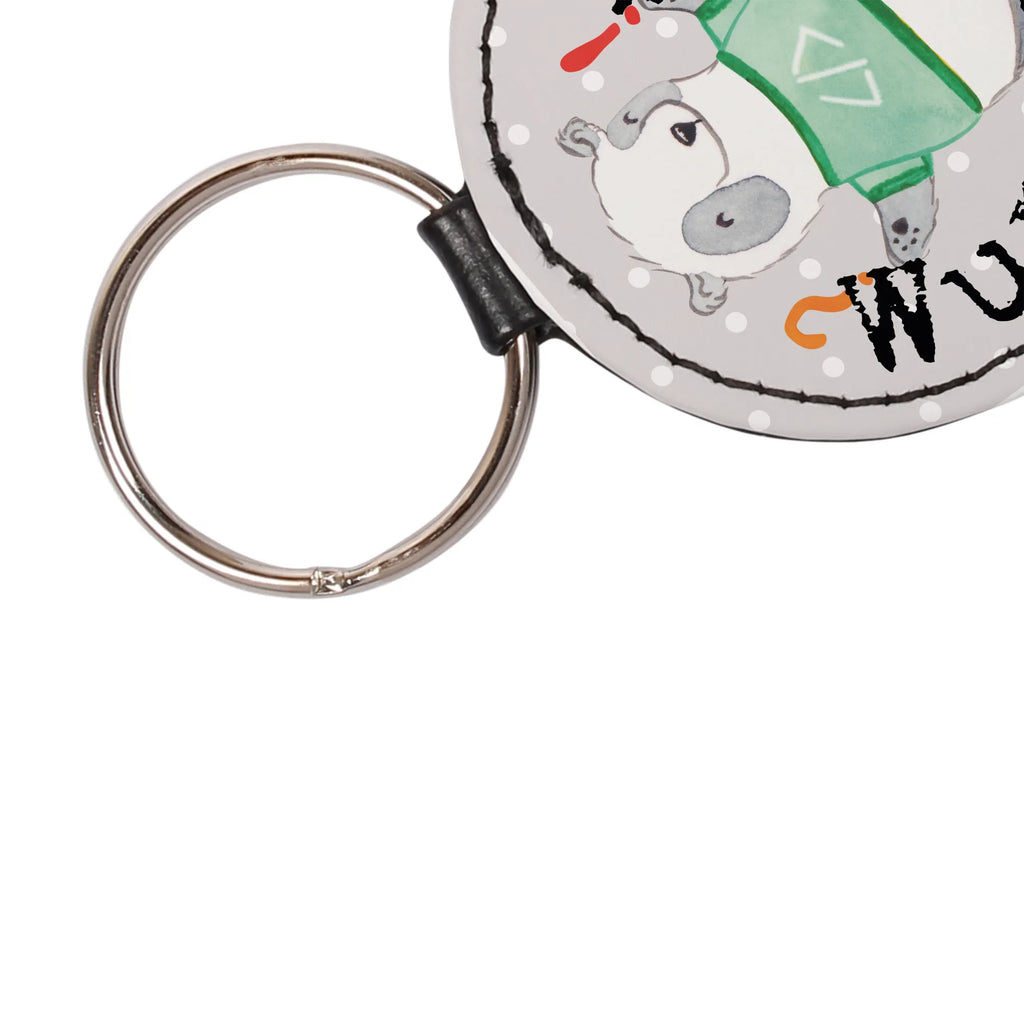 Personalised key ring Panda Programmer Adventure gift, gift idea, best, farewell gift, passing exam, anniversary, retirement, promotion, job start, sayings, funny, profession