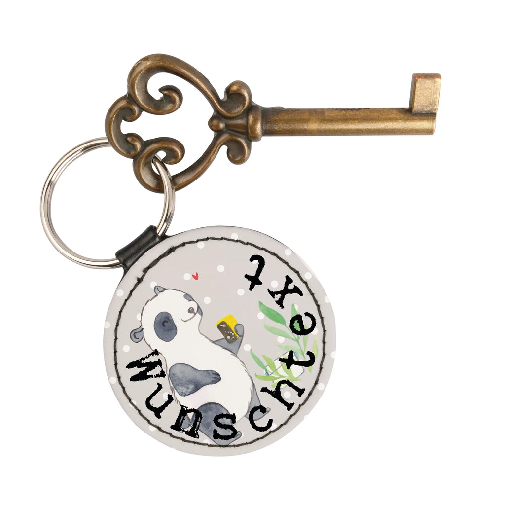 Personalizowany brelok do kluczy Panda Geocaching Prezent, Sport, Dyscyplina sportowa, Hobby, Darować, Dziękuję, Dzięki, Wyróżnienie, Wygrana, Sportowiec