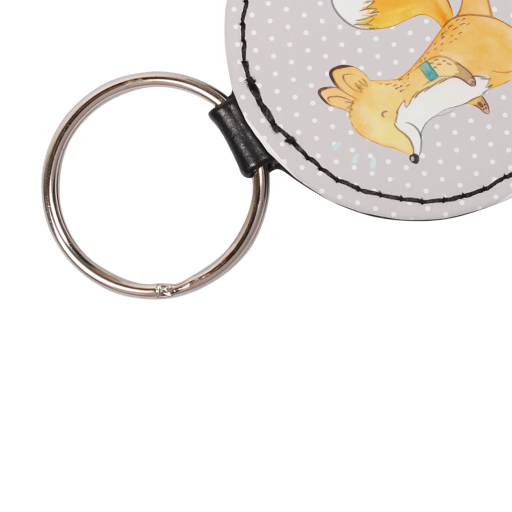 Personalised key ring Fox Jog Gift, sport, hobby, giving, thank you, award, profit, athlete, running, jogging