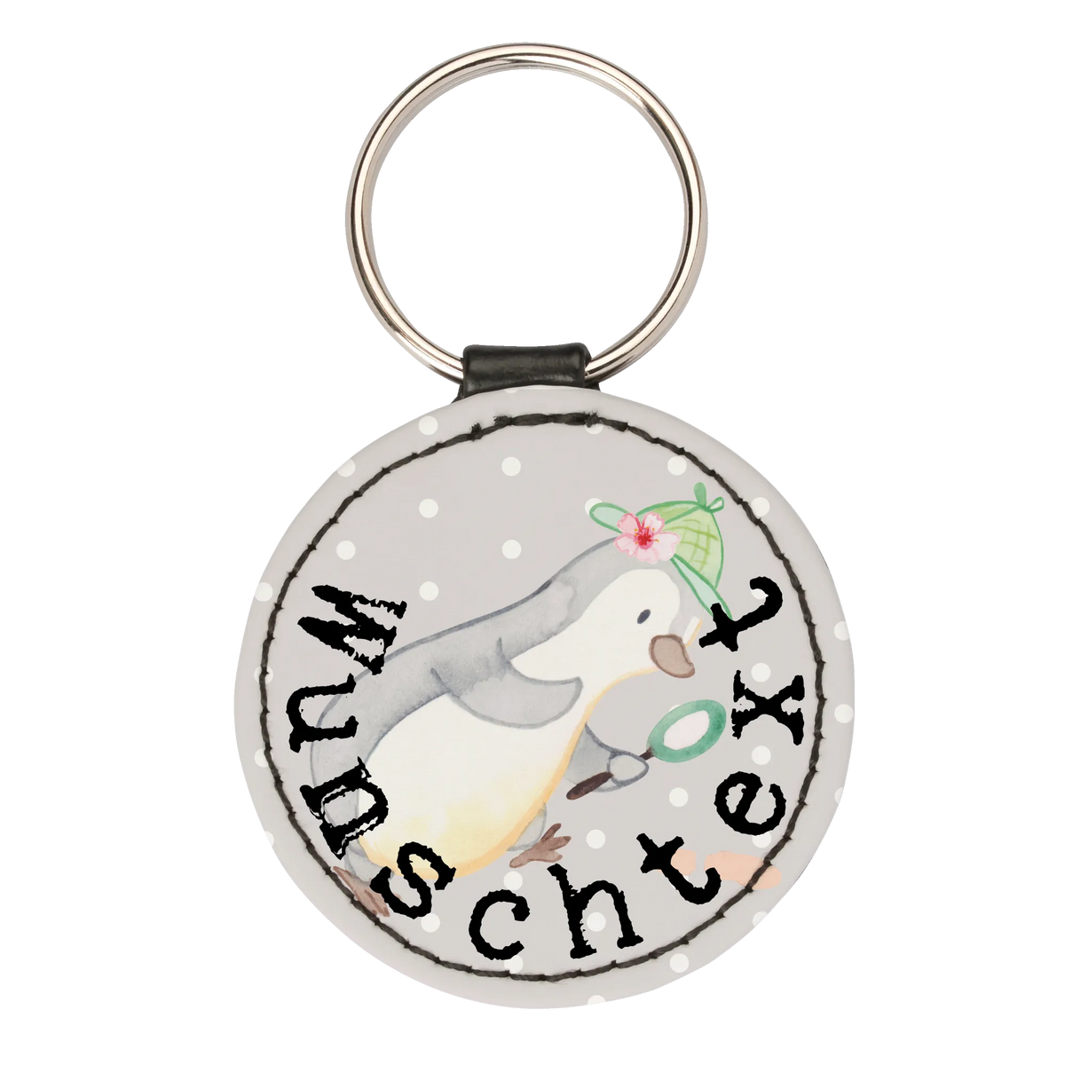 Personalizowany brelok do kluczy detektywka serce Zawód, Wykształcenie, Jubileusz, Pożegnanie, Emerytura, Kolega, Koleżanka, Prezent, Dawać, Pracownik, Współpracownik, Firma, Dziękuję, Dziękuję bardzo