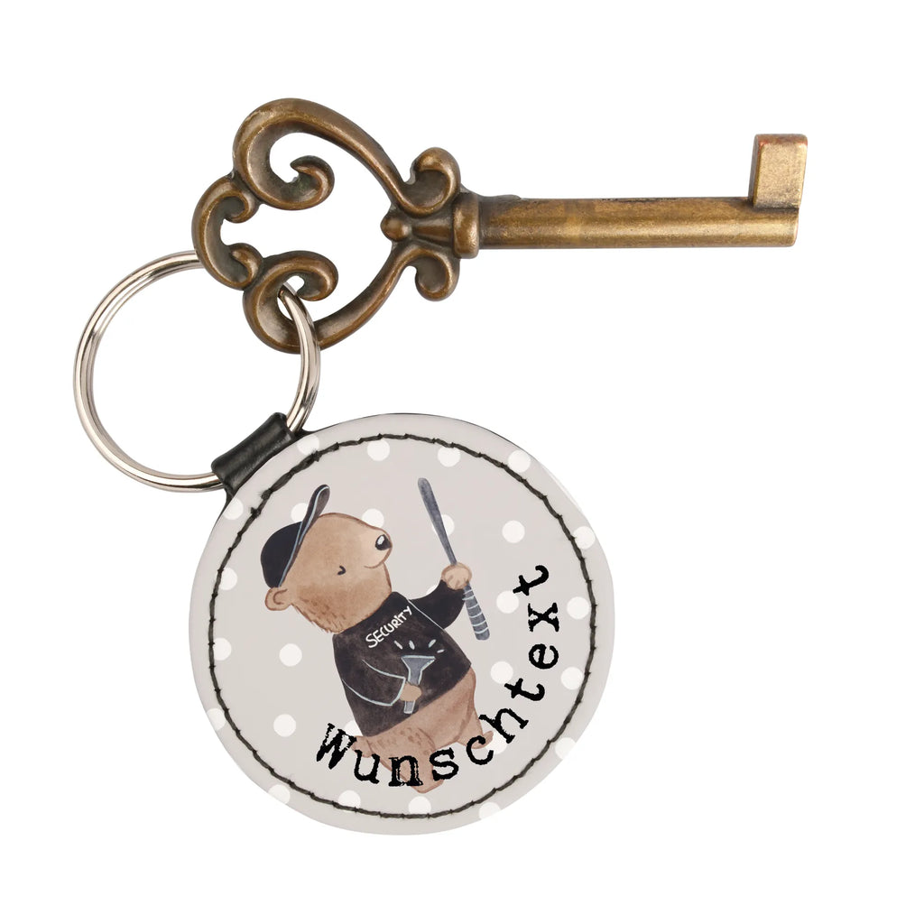 Personalised key ring Security Service Employee Heart gift, gift idea, best, farewell gift, passing exam, anniversary, retirement, promotion, job start, sayings, funny, profession