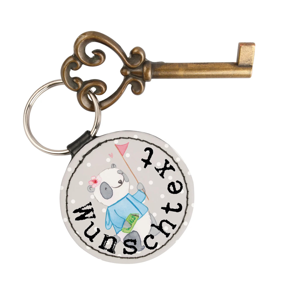 Personalizowany brelok do kluczy Przewodniczka serce Zawód, Wykształcenie, Jubileusz, Pożegnanie, Emerytura, Kolega, Koleżanka, Prezent, Dawać, Pracownik, Współpracownik, Firma, Dziękuję, Dziękuję bardzo