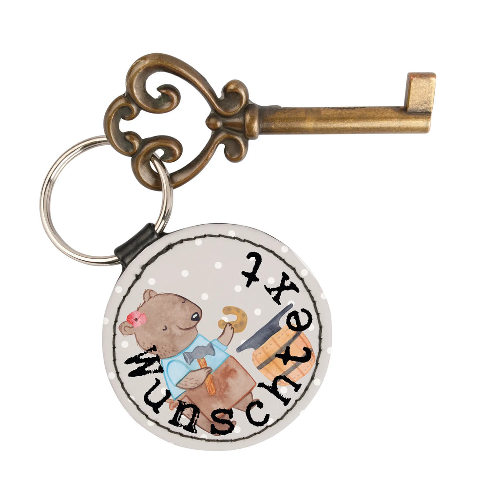 Personalised key ring female blacksmith Heart gift, gift idea, best, farewell gift, passing exam, anniversary, retirement, promotion, job start, sayings, funny, profession