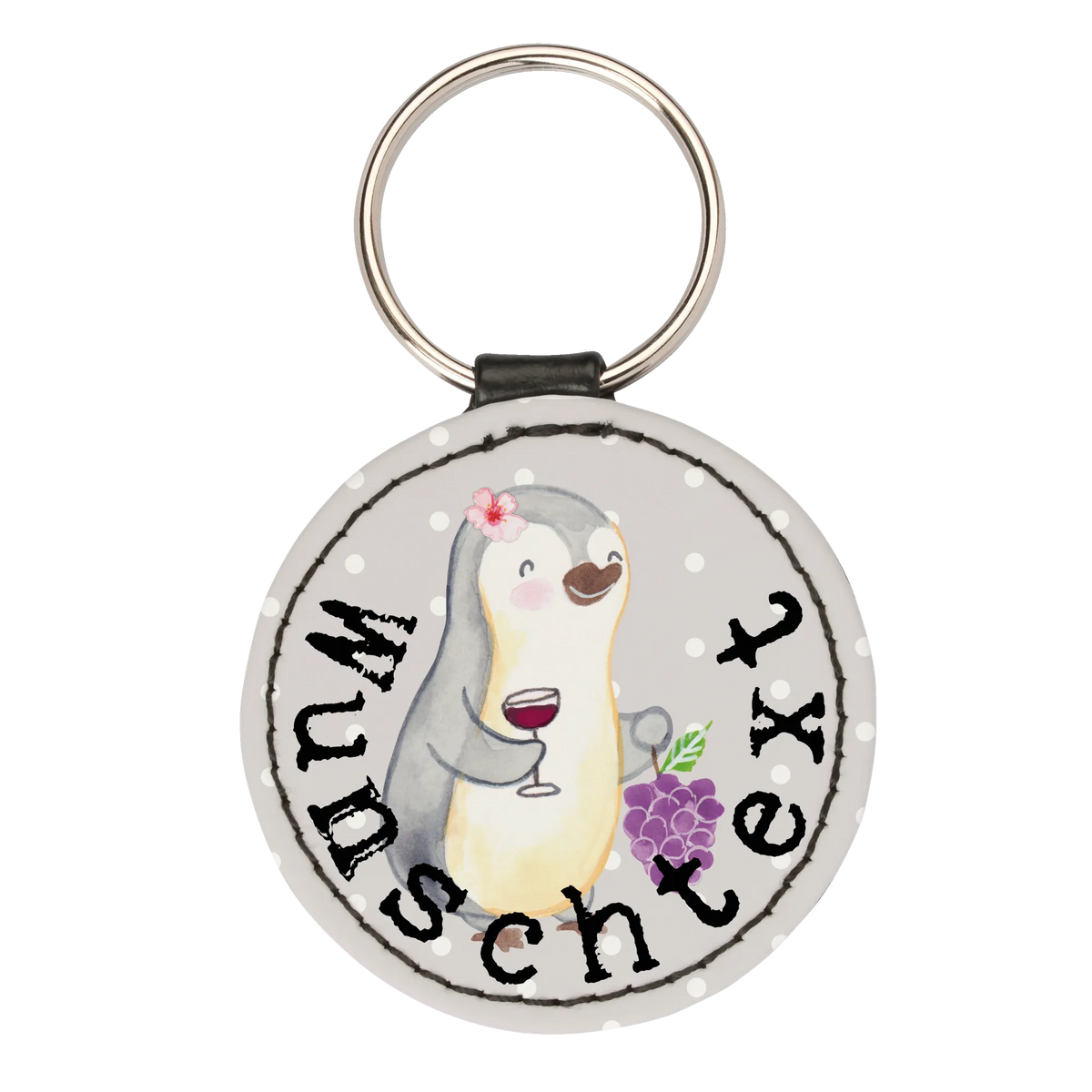 Personalised key ring Wine Merchant heart gift, gift idea, best, farewell gift, passing exam, anniversary, retirement, promotion, job start, sayings, funny, profession
