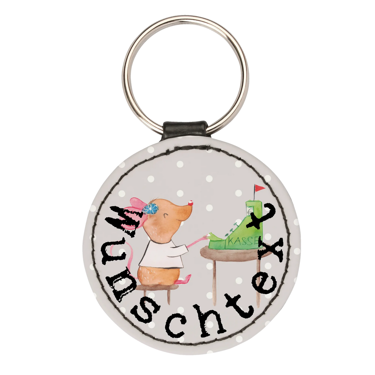 Personalised key ring cashier heart gift, gift idea, best, farewell gift, passing exam, anniversary, retirement, promotion, job start, sayings, funny, profession