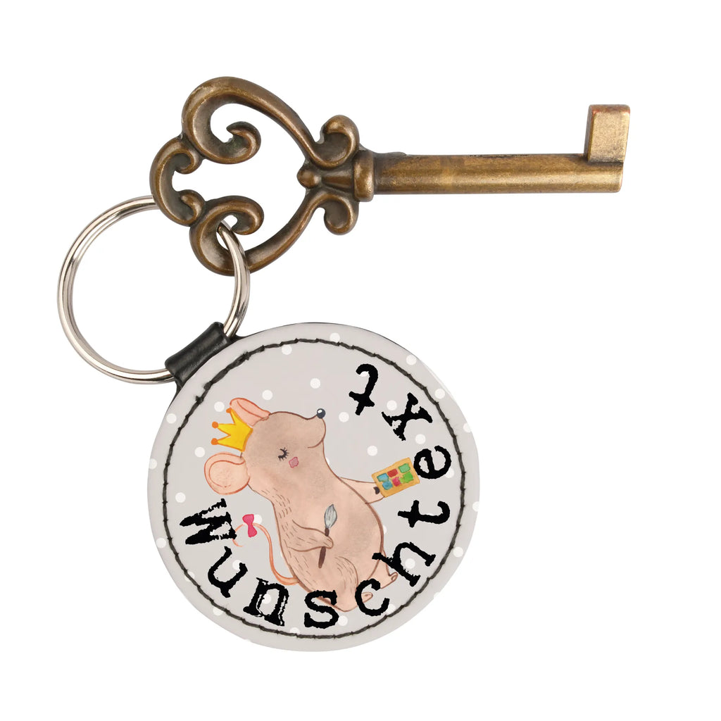 Personalised key ring Make Up Artist heart gift, gift idea, best, farewell gift, passing exam, anniversary, retirement, promotion, job start, sayings, funny, profession