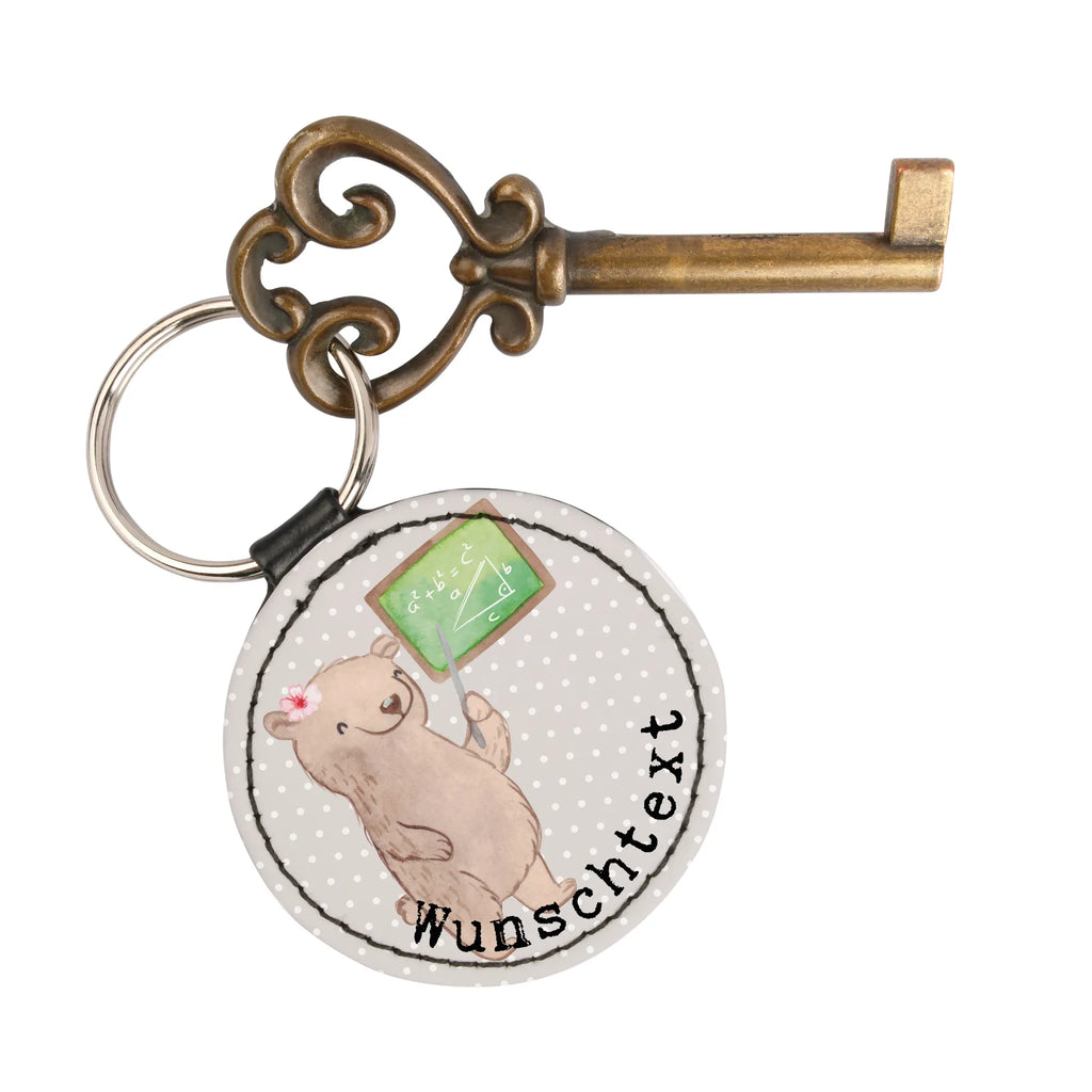 Personalizowany brelok do kluczy Korepetytor matematyki serce Zawód, Wykształcenie, Jubileusz, Pożegnanie, Emerytura, Kolega, Koleżanka, Prezent, Dawać, Pracownik, Współpracownik, Firma, Dziękuję, Dziękuję bardzo