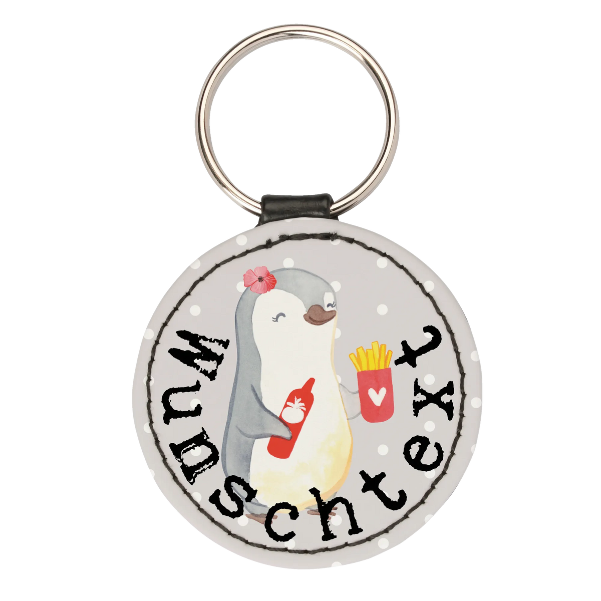 Personalised key ring female snack bar owner Heart gift, gift idea, best, farewell gift, passing exam, anniversary, retirement, promotion, job start, sayings, funny, profession