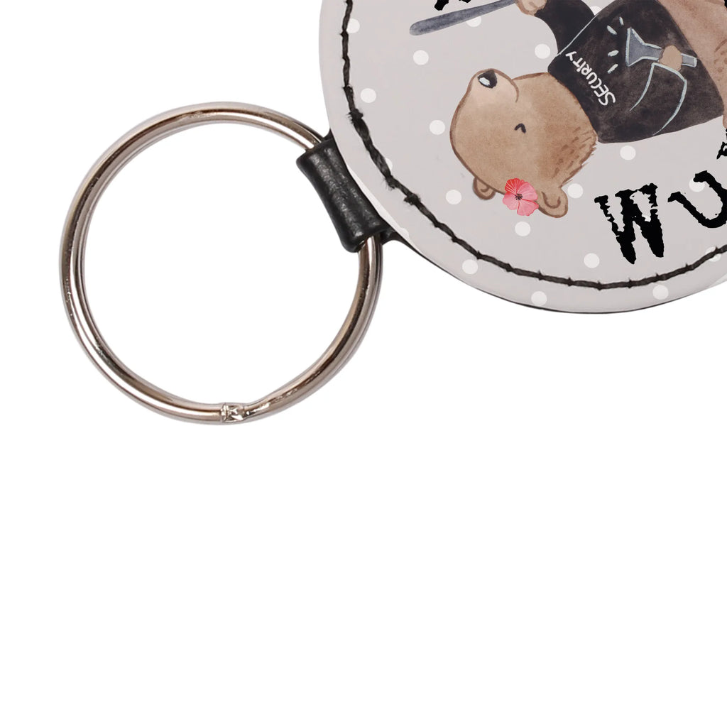 Personalised key ring Security Officer Heart gift, gift idea, best, farewell gift, passing exam, anniversary, retirement, promotion, job start, sayings, funny, profession