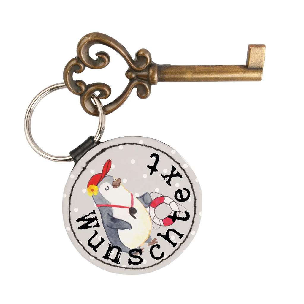 Personalised key ring Lifeguard heart gift, gift idea, best, farewell gift, passing exam, anniversary, retirement, promotion, job start, sayings, funny, profession