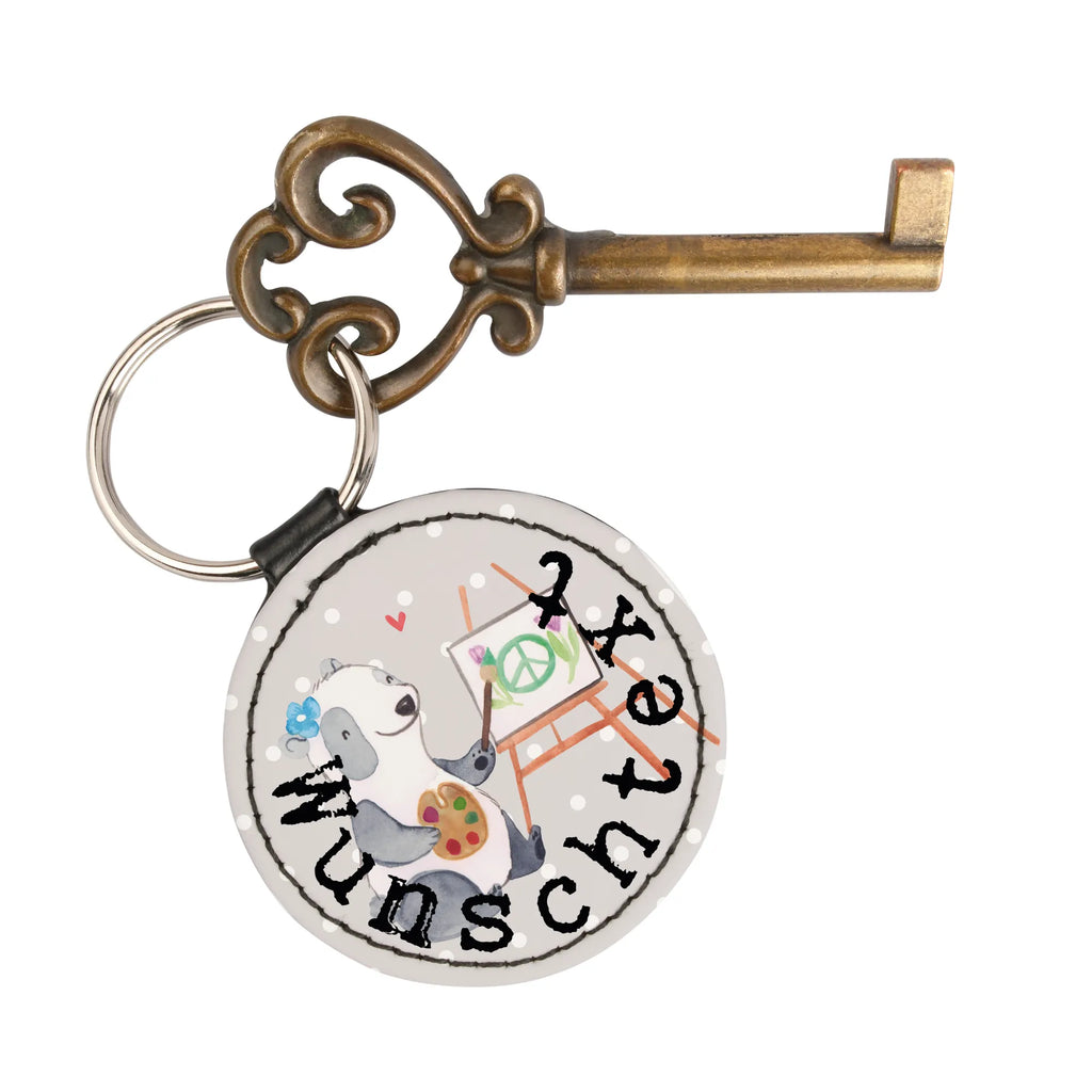 Personalised key ring Art teacher heart gift, gift idea, best, farewell gift, passing exam, anniversary, retirement, promotion, job start, sayings, funny, profession