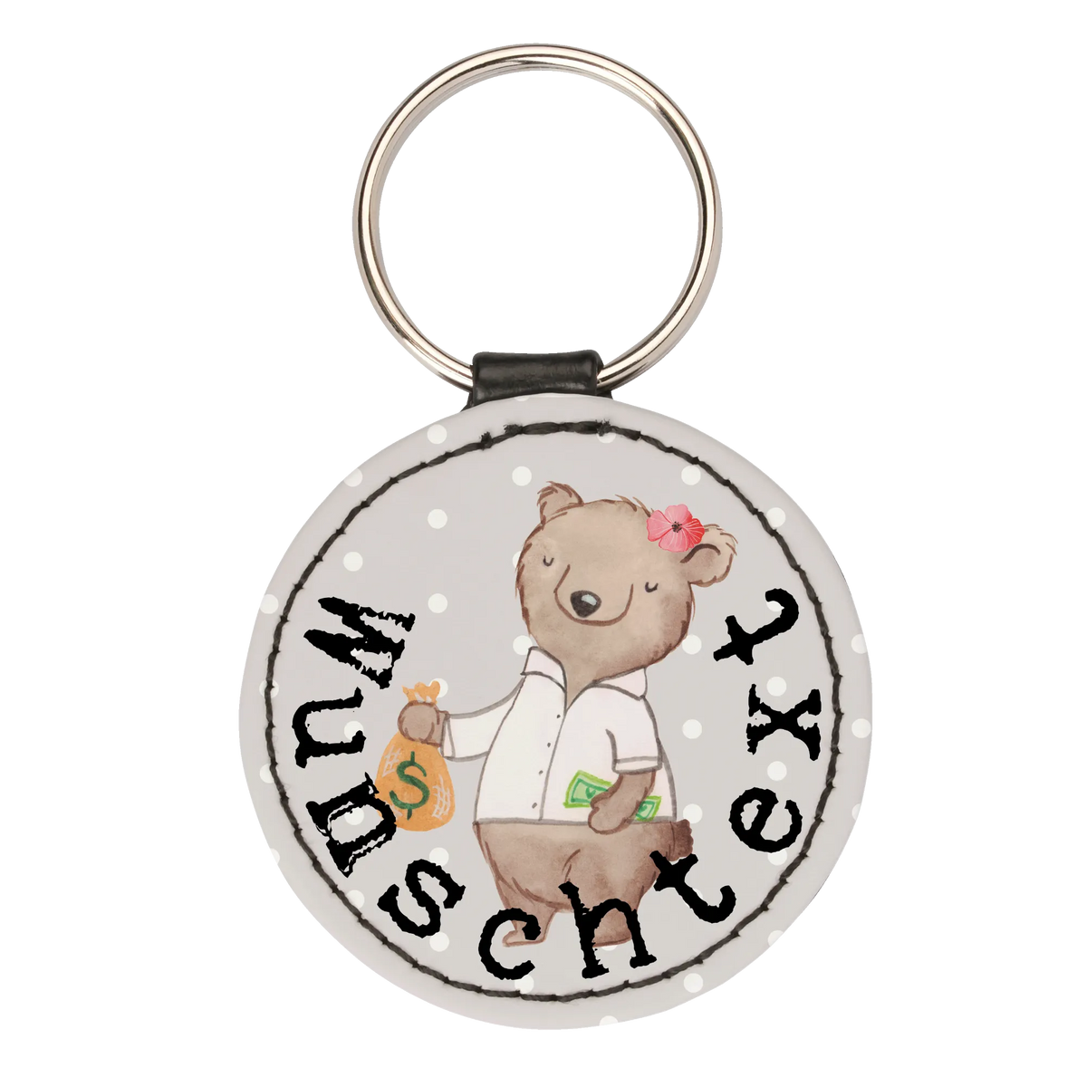 Personalizowany brelok do kluczy bankierka serce Zawód, Wykształcenie, Jubileusz, Pożegnanie, Emerytura, Kolega, Koleżanka, Prezent, Dawać, Pracownik, Współpracownik, Firma, Dziękuję, Dziękuję bardzo