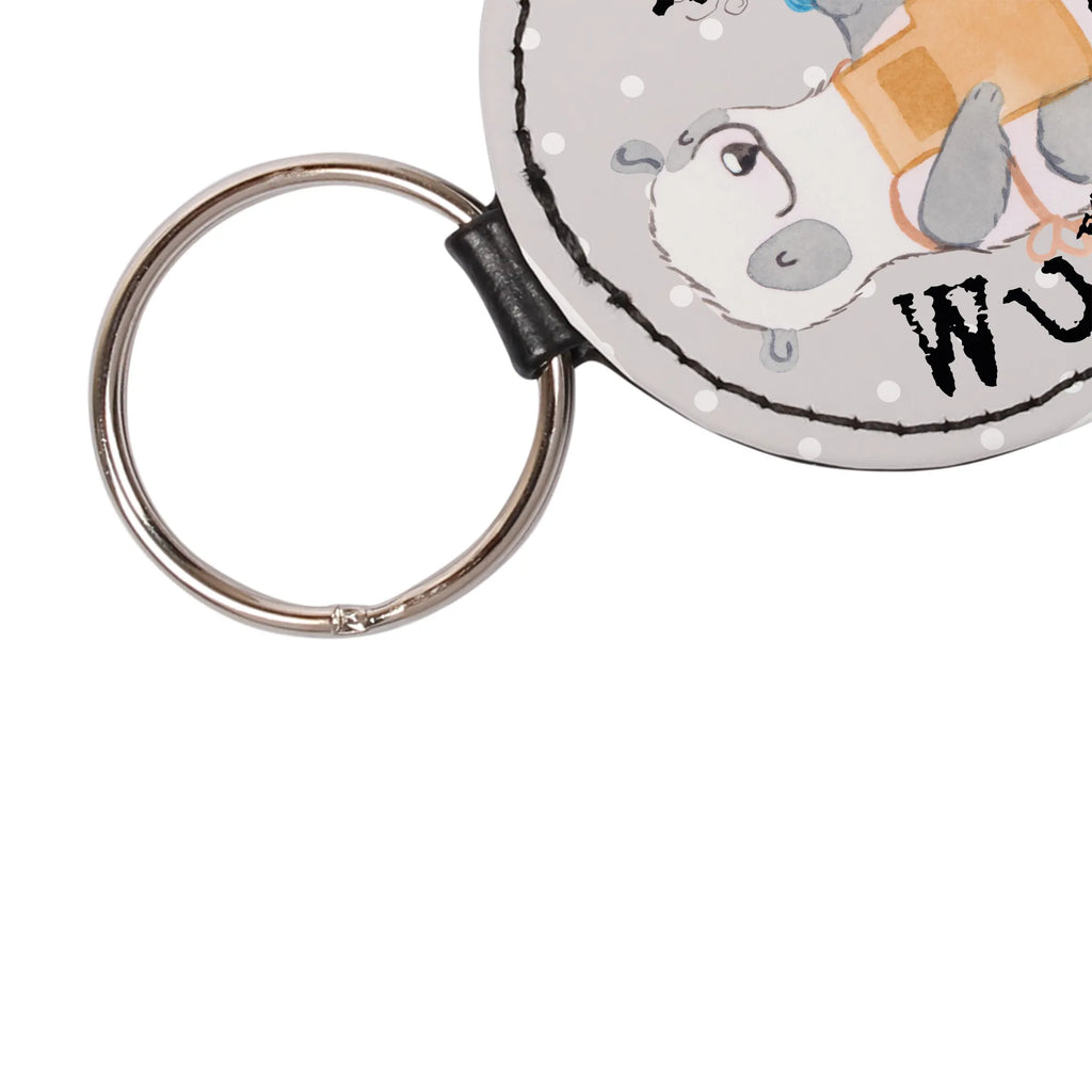 Personalizowany brelok do kluczy Barista serce Zawód, Wykształcenie, Jubileusz, Pożegnanie, Emerytura, Kolega, Koleżanka, Prezent, Dawać, Pracownik, Współpracownik, Firma, Dziękuję, Dziękuję bardzo