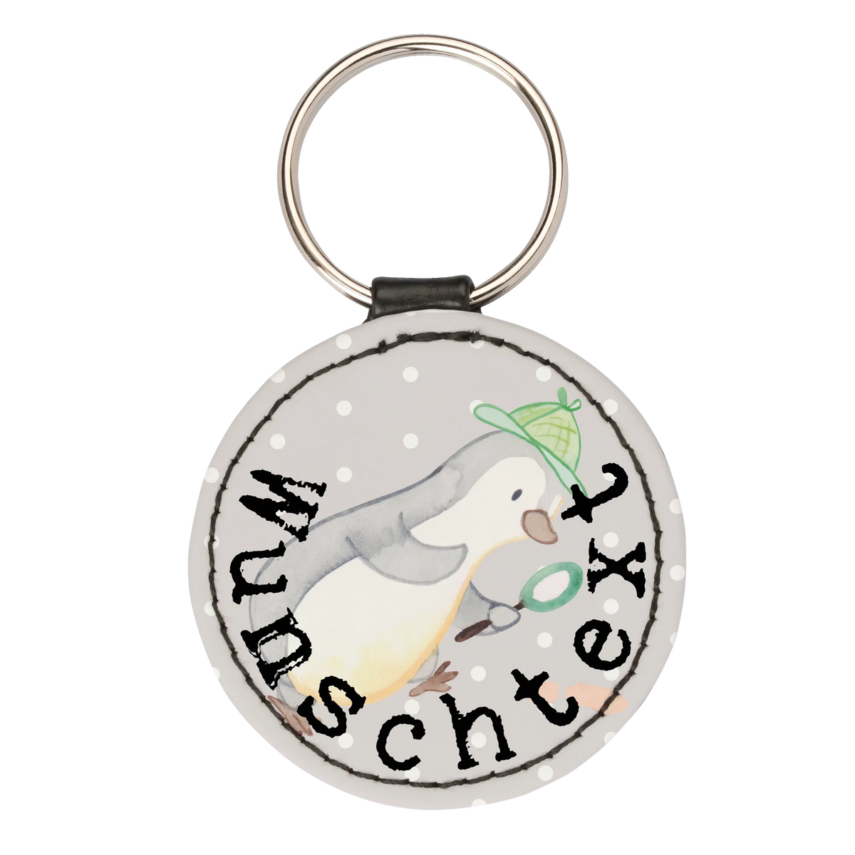 Personalised key ring Detective heart gift, sayings, gift idea, best, farewell gift, passing exam, anniversary, retirement, promotion, job start, profession