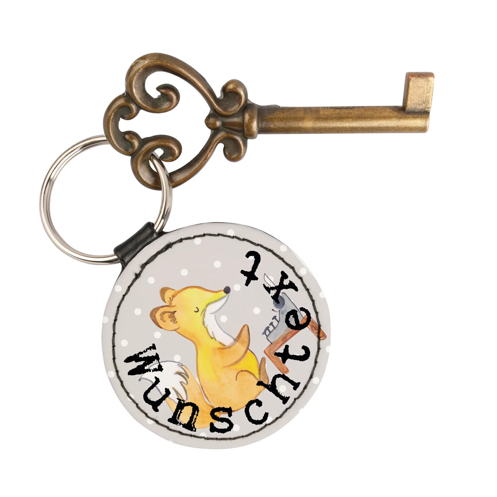 Personalised key ring writer heart gift, gift idea, best, farewell gift, passing exam, anniversary, retirement, promotion, job start, sayings, funny, profession