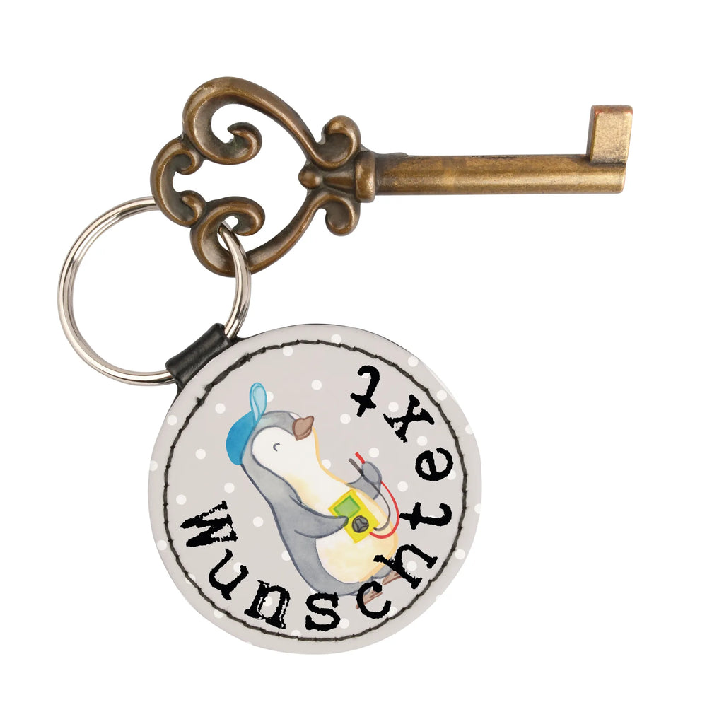 Personalised key ring Electrician heart gift, gift idea, best, farewell gift, passing exam, anniversary, retirement, promotion, job start, sayings, funny, profession