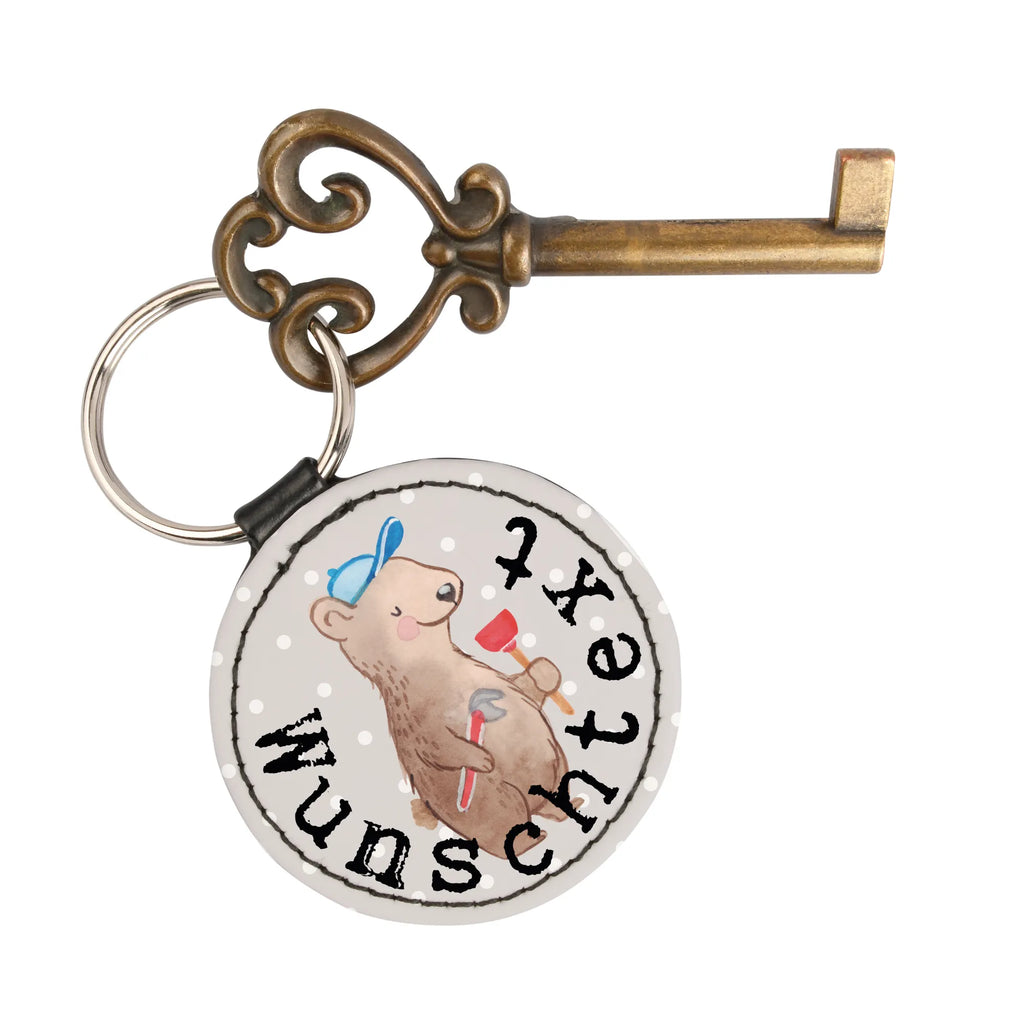 Personalised key ring Plumber Heart gift, gift idea, best, farewell gift, passing exam, anniversary, retirement, promotion, job start, sayings, funny, profession