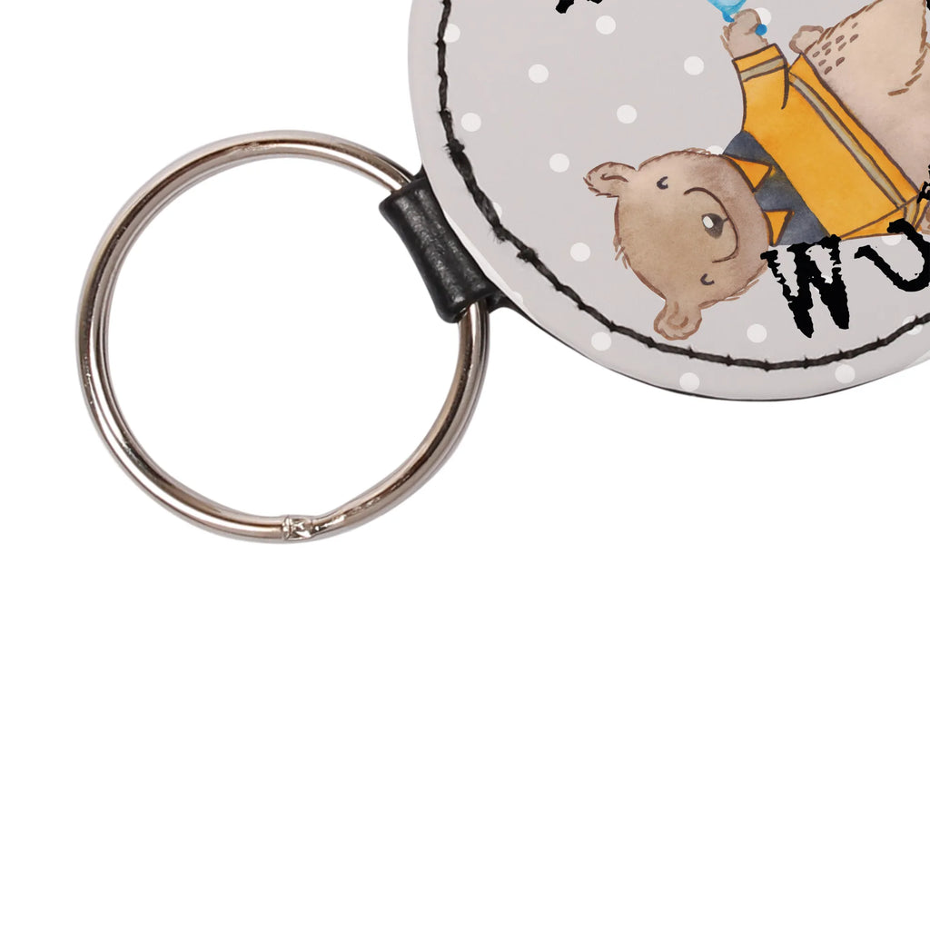 Personalised key ring Waste collector Heart gift, gift idea, best, farewell gift, passing exam, anniversary, retirement, promotion, job start, sayings, funny, profession