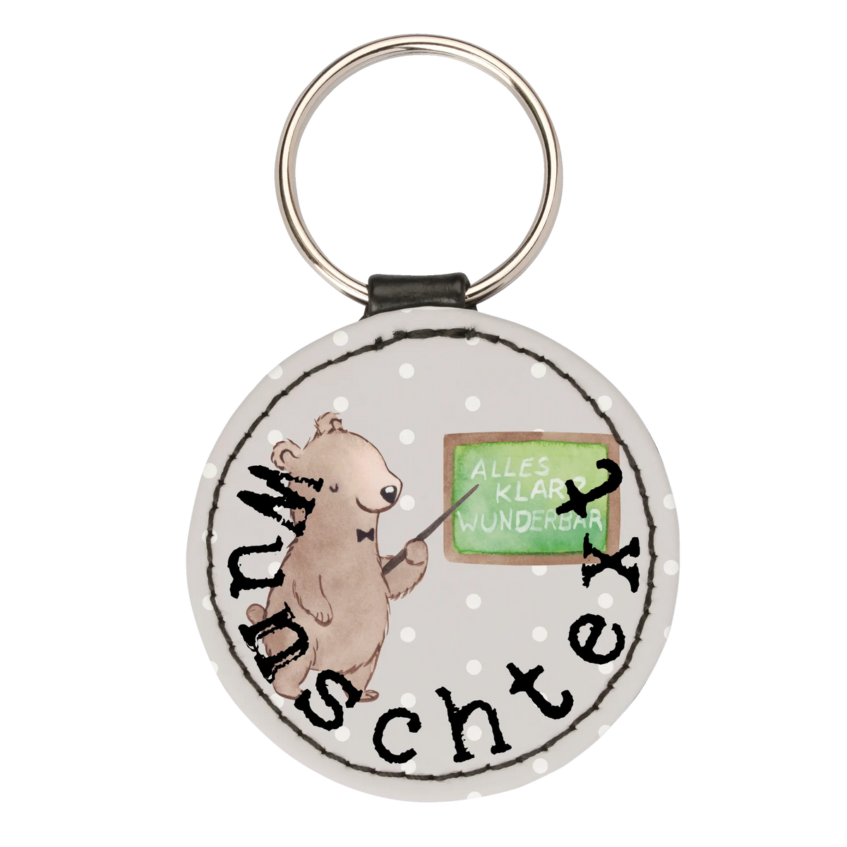Personalised key ring Lecturer Heart gift, gift idea, best, farewell gift, passing exam, anniversary, retirement, promotion, job start, sayings, funny, profession