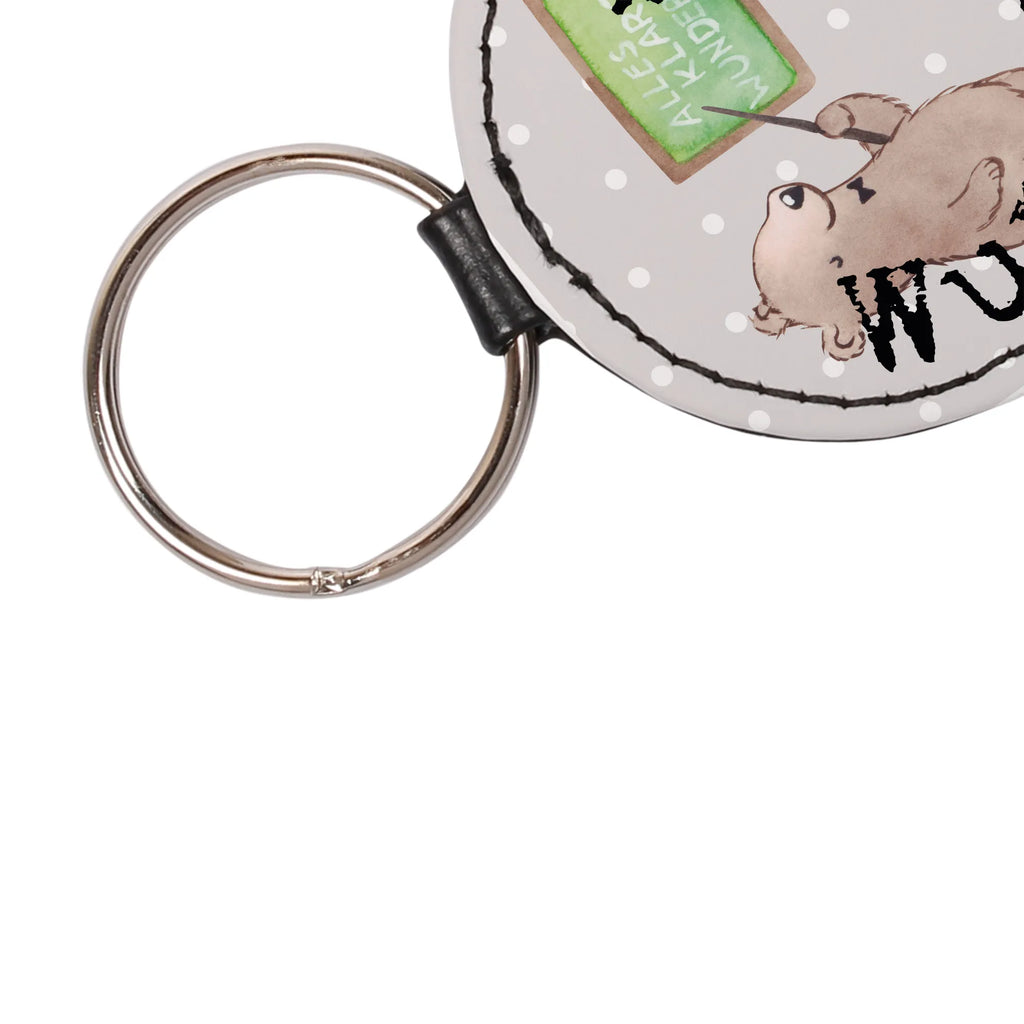 Personalised key ring Lecturer Heart gift, gift idea, best, farewell gift, passing exam, anniversary, retirement, promotion, job start, sayings, funny, profession